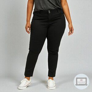 NEW Torrid Womens Jegging Skinny High Rise Jean Stretch Denim Black Plus 28R